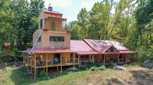 view of rear view of house