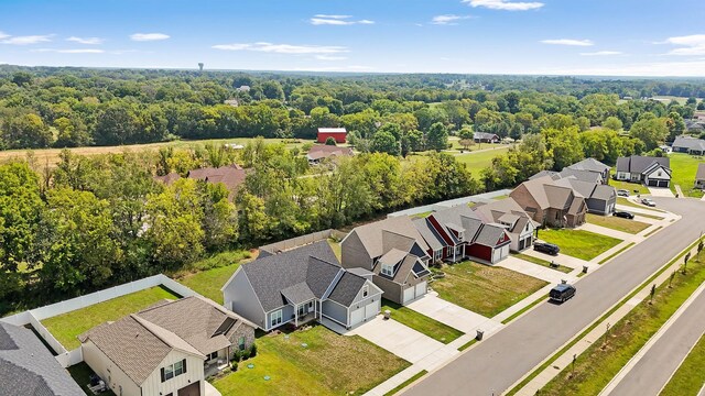 birds eye view of property featuring a residential view