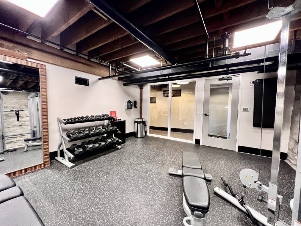 view of workout room