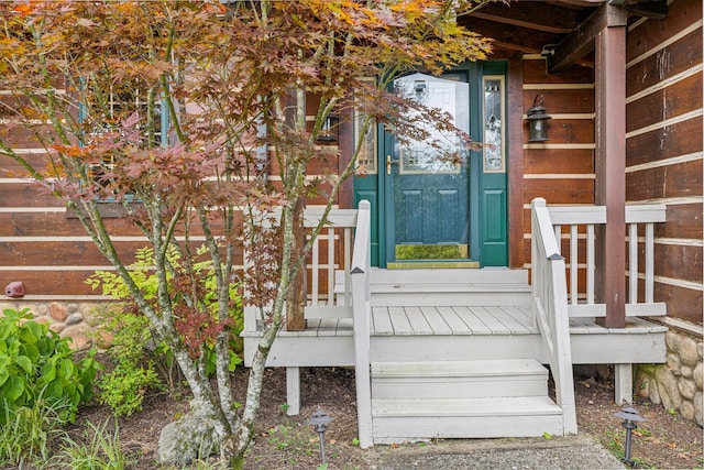 view of entrance to property