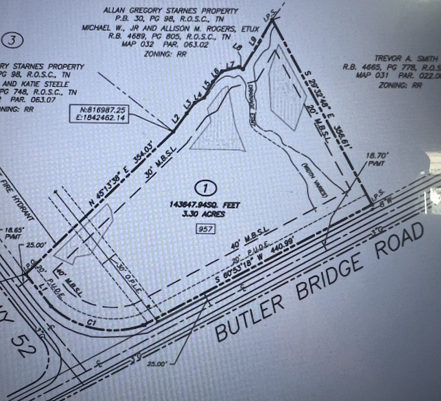 957 Butler Bridge Rd, Portland TN, 37148 land for sale