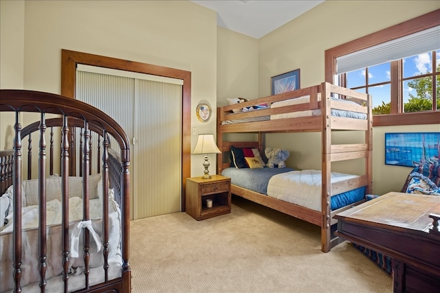 bedroom featuring carpet floors