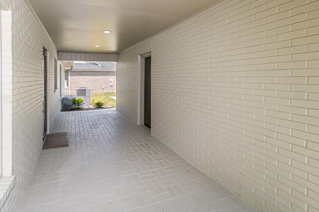view of patio with cooling unit