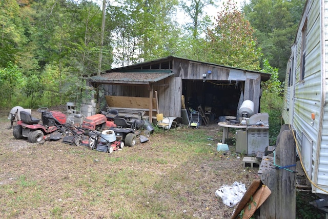 555 Myrick Branch Rd, Pulaski, TN 38478 - view of yard featuring an outdoor structure