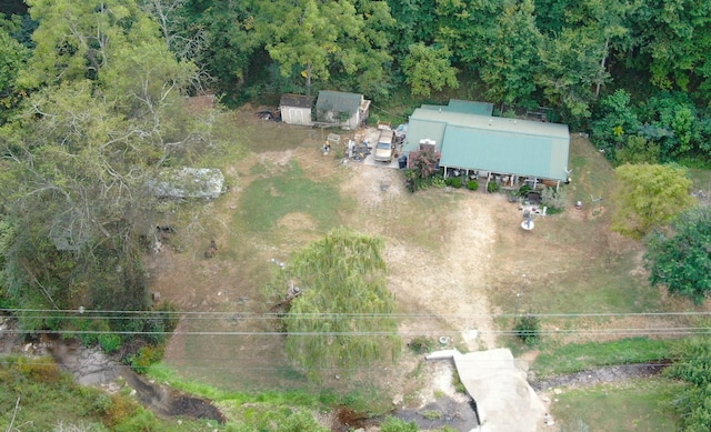 555 Myrick Branch Rd, Pulaski, TN 38478 - aerial view of property and surrounding area featuring a forest