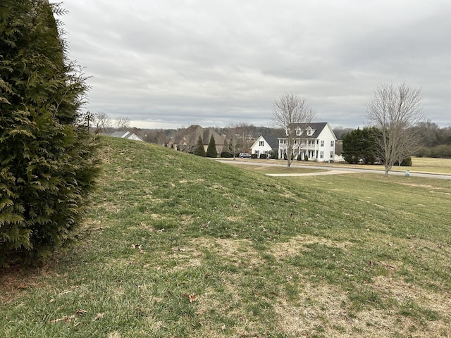 exterior space with a lawn
