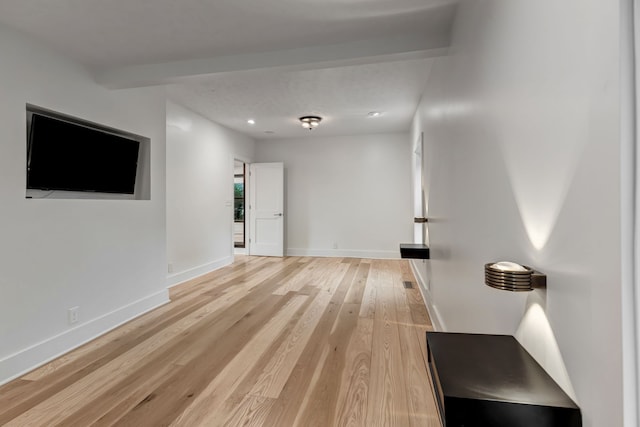 interior space with light wood-type flooring