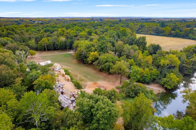 aerial view with a view of trees