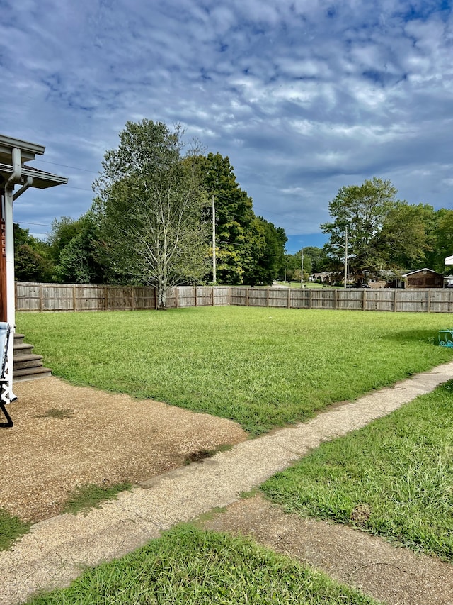 view of yard