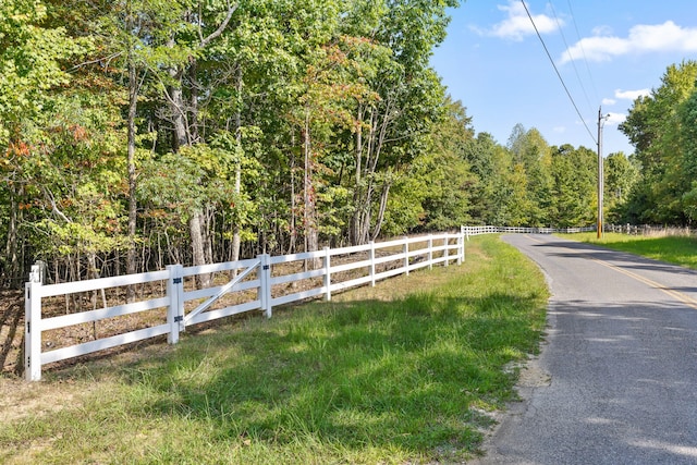 view of road