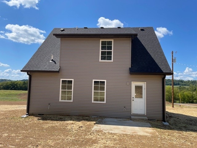 view of rear view of property