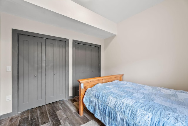 4818 Ensor Hollow Rd, Buffalo Valley, TN 38548 - bedroom with wood finished floors and two closets