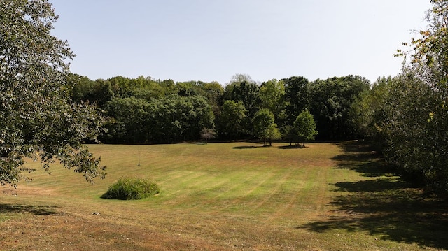 view of nature with a rural view