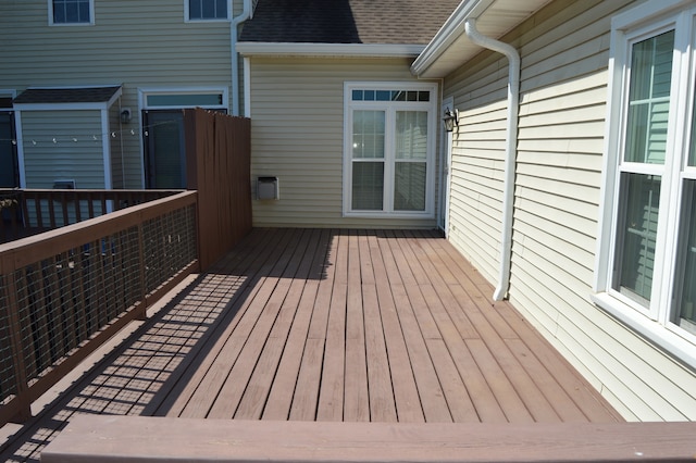 view of deck