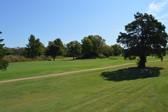 view of community with a lawn