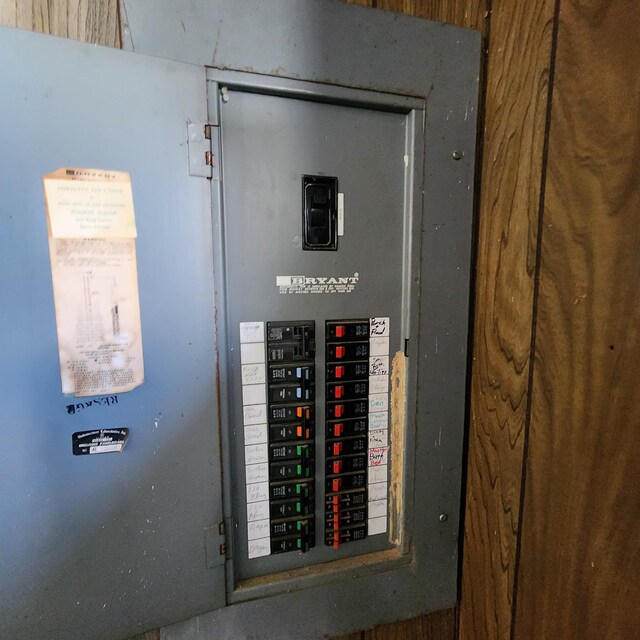 utility room featuring electric panel