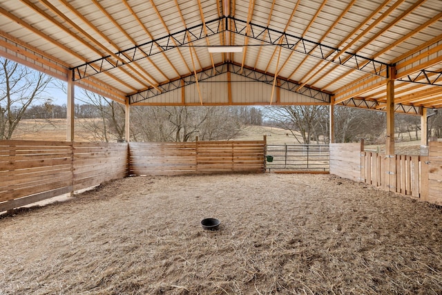 view of stable