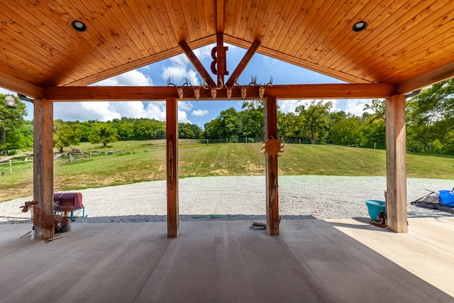 view of patio