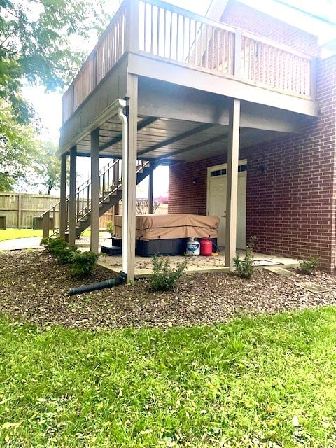 view of property exterior featuring a carport