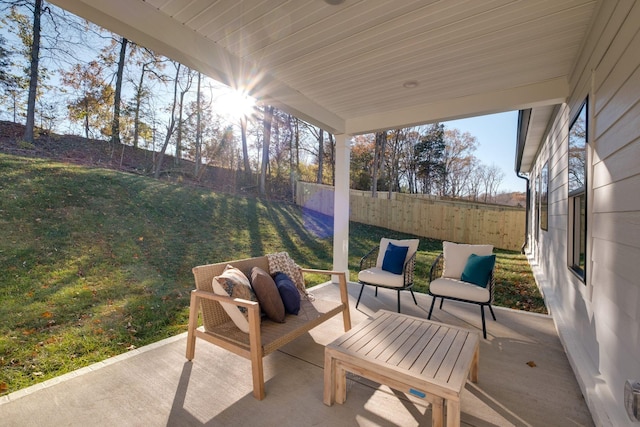 view of patio