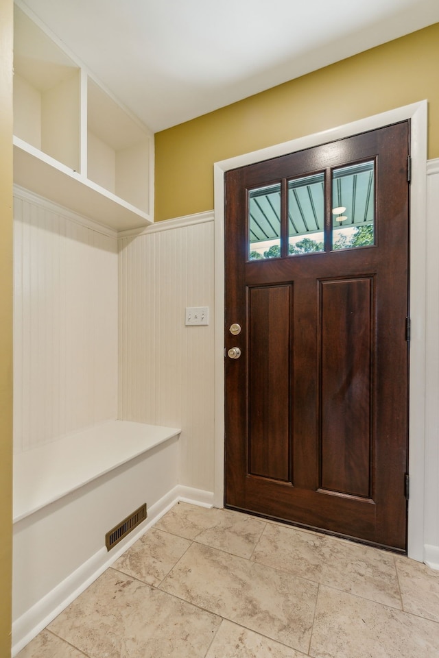 view of mudroom