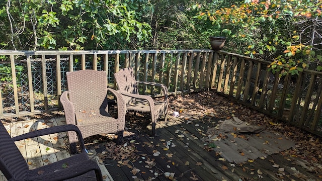 view of patio / terrace featuring a deck