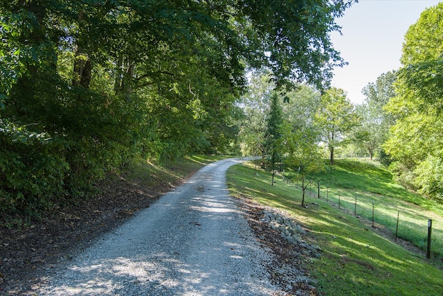 view of road