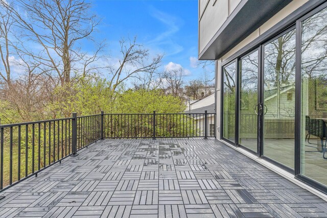 view of patio / terrace featuring a balcony