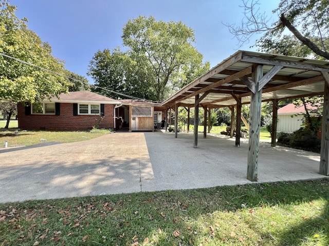 surrounding community featuring a lawn