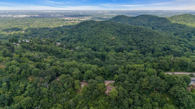 5053 Villa Crest Dr, Nashville, TN 37220 - aerial view of property and surrounding area featuring a forest