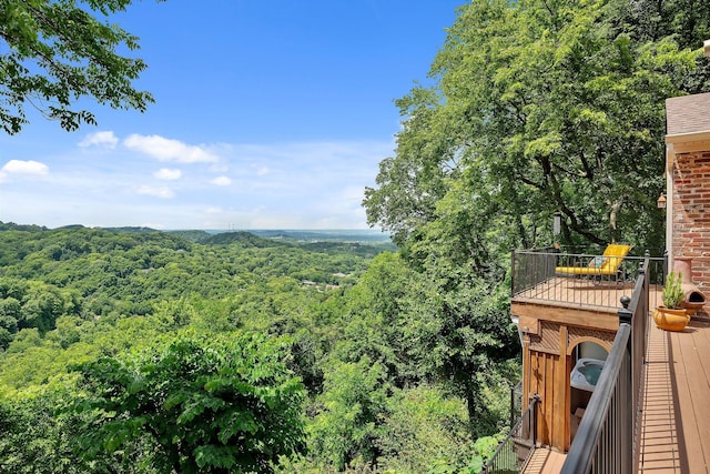5053 Villa Crest Dr, Nashville, TN 37220 - mountain view featuring a heavily wooded area