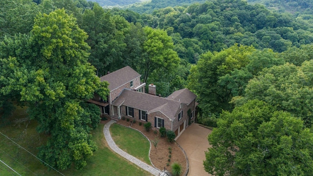 5053 Villa Crest Dr, Nashville, TN 37220 - view of subject property featuring a forest