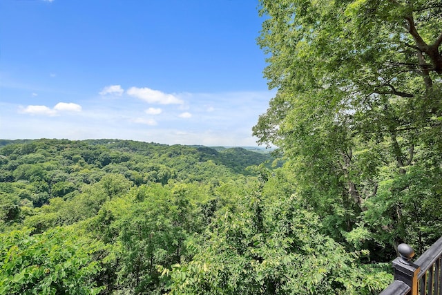 5053 Villa Crest Dr, Nashville, TN 37220 - view of mountain backdrop with a heavily wooded area