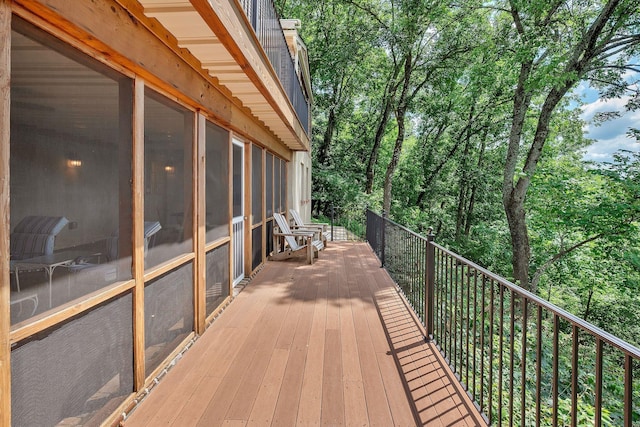 5053 Villa Crest Dr, Nashville, TN 37220 - view of wooden terrace