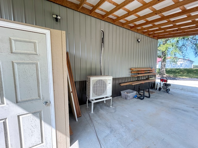 view of patio / terrace with ac unit