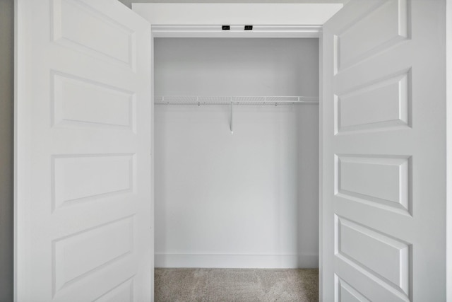 view of closet