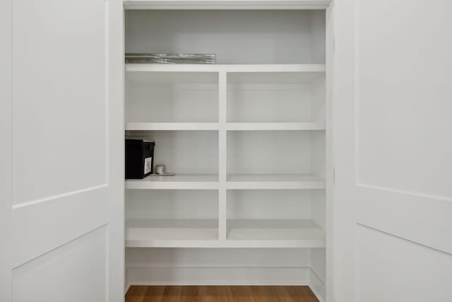 view of closet