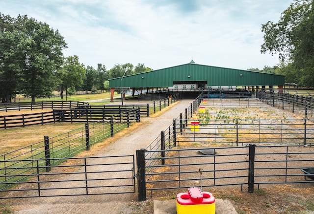 view of stable