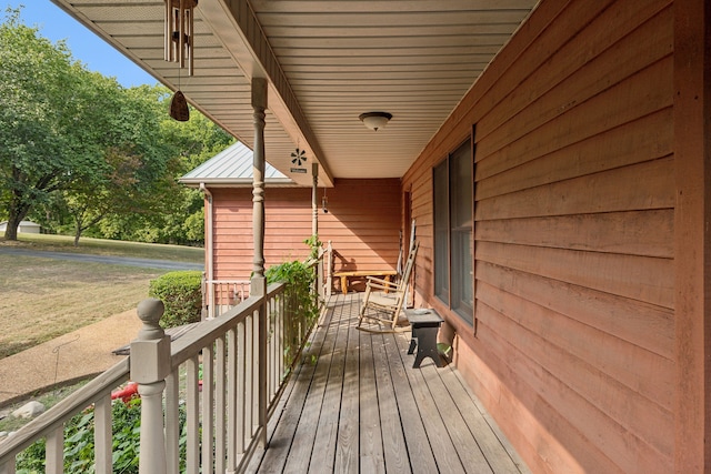 view of deck