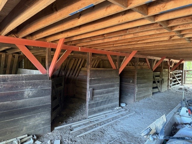 view of stable