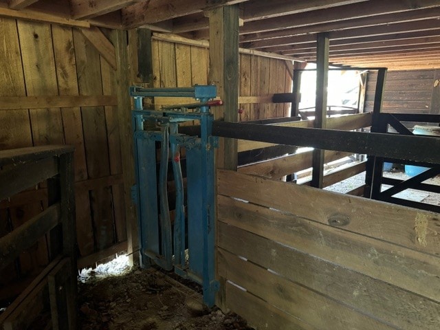 view of stable