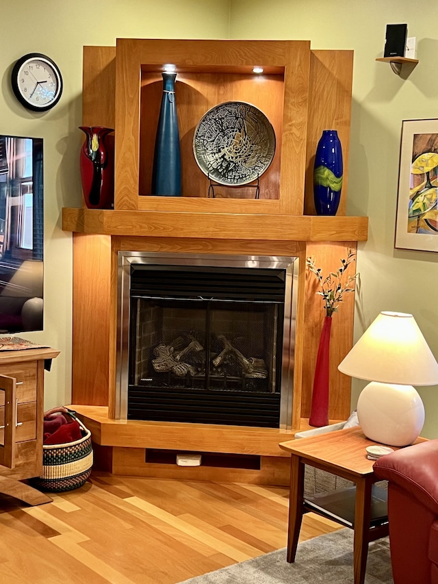 room details featuring hardwood / wood-style floors