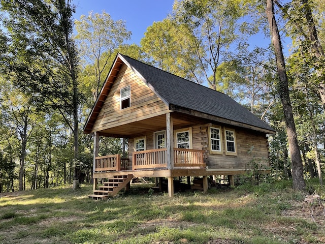 view of back of property