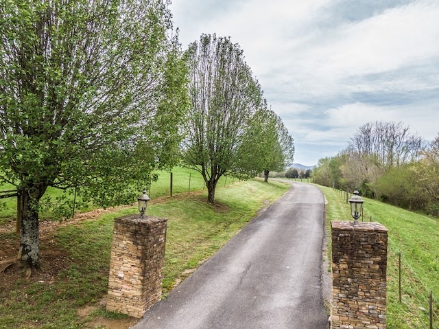 view of road