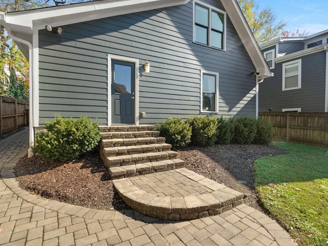 view of rear view of property