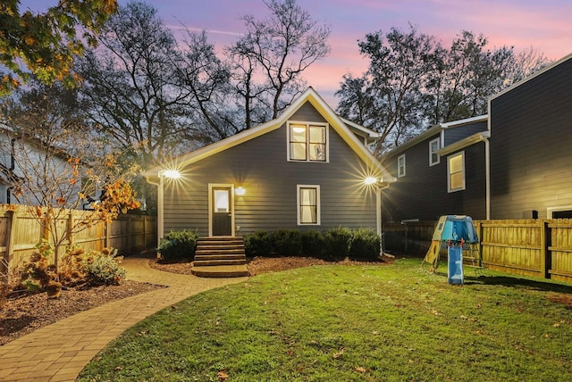 2310 Vaulx Ln, Nashville, TN 37204 - view of back of property at dusk