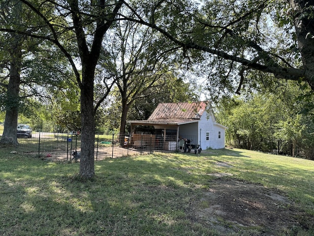 view of yard