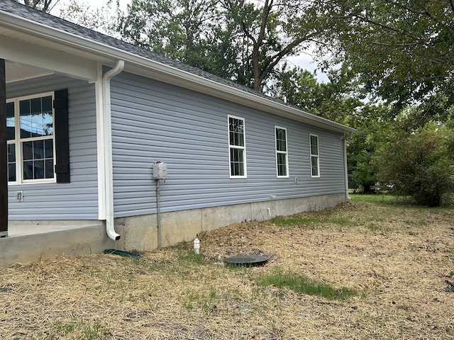 view of side of property