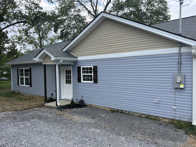 view of front of home