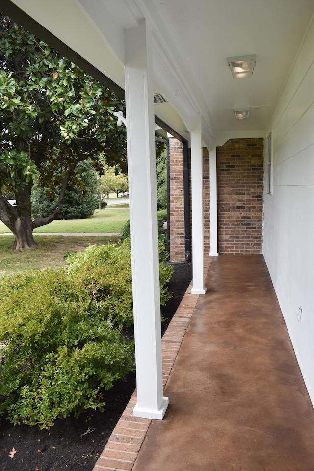 view of patio / terrace featuring a porch